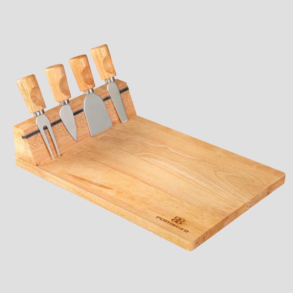 Cheese board with cheese knives 4 pcs.