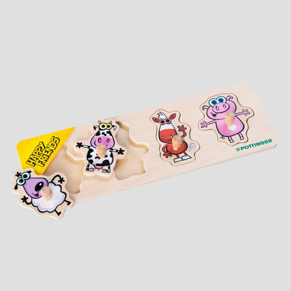 HAPPY FRIENDS jigsaw puzzle, 4 pieces