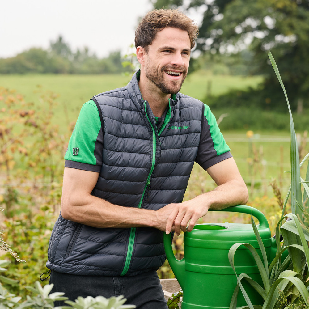 Men's quilted waistcoat