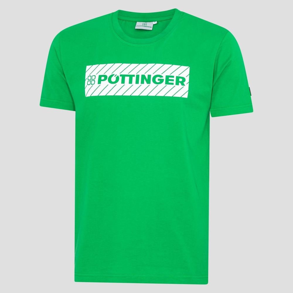 T shirt with logo, green