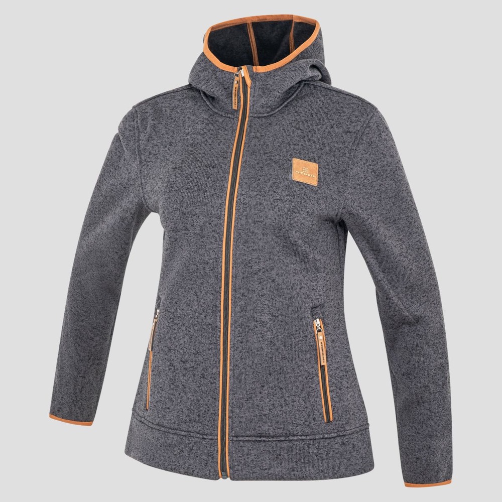 Women's knitted fleece jacket