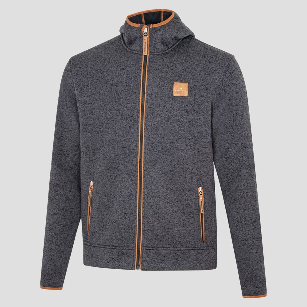 Men's knitted fleece jacket