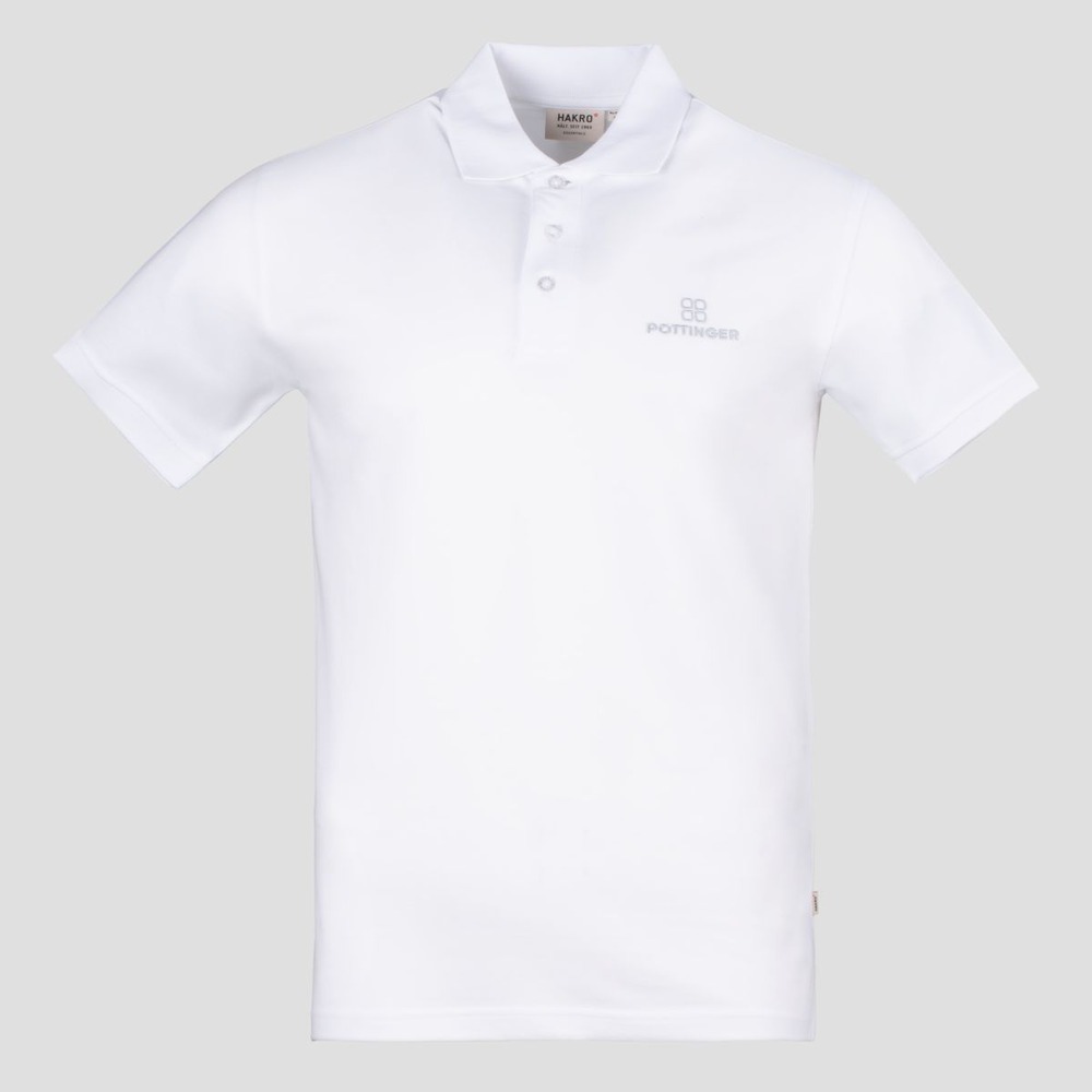 Men's polo shirt white