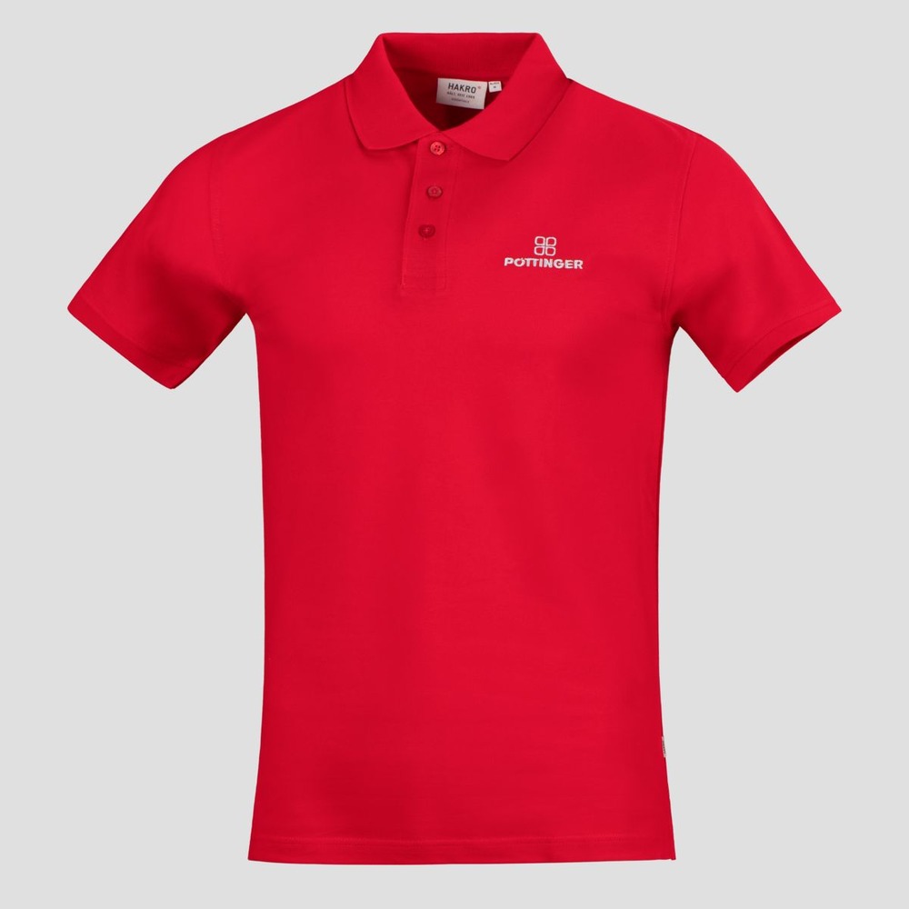 Men's polo shirt red